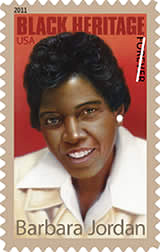 2011 Barbara Jordan Black Heritage Forever Stamp