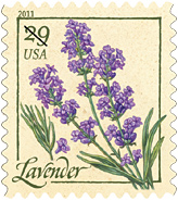 2011  Lavender Herb Stamp