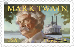 2011 Mark Twain Forever Stamp