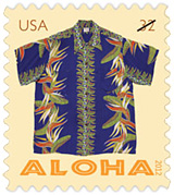 Aloha Shirt 2012 U. S. Postage Stamps