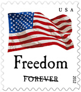Four Flags Stamp