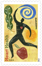 Heart Health 2012 U. S. Postage Stamp