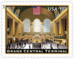 Grand Central Terminal Stamp, 2013