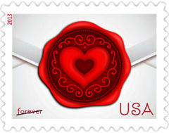 Sealed with Love stamp 2013