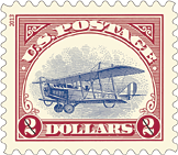 Un-Inverted Jenny Stamp, 2013