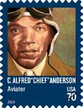 C. Alfred chief anderson stamp, 2014
