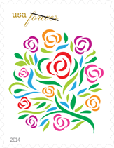 USPS Where Dreams Blossom Forever Stamp, 2014