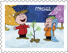 A Charlie Brown Christmas stamps 2015