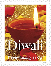 Festival of Diwali Forever Stamp, USPS 2016