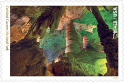 USPS 2016 Carlsbad Caverns National Park Stamp