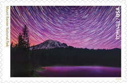 USPS 2016 Mount Rainier National Park Stamp