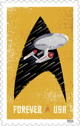 USPS Star Trek Forever Stamps 2016