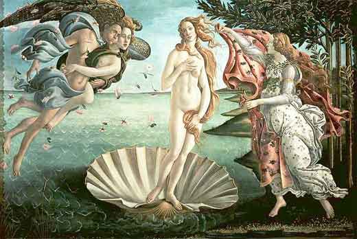 Birth of Venus by Sandro Botticelli