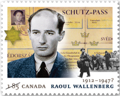 Canadian Raoul Wallenberg Stamp, 2013