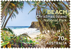 Stamps of Christmas Island 2014  - Beach, Australia Post