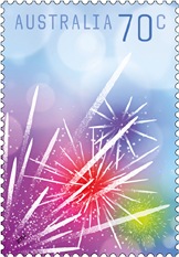 Australia Special Occasion Stamp - Fireworks 2014, 