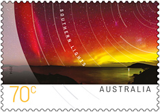 Australia Souther Lights Stamp 70 cents 2014