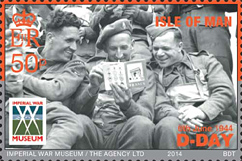 D-Day Stamp Isle of Man, 2014, 70th Anniversary