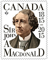Canada Post: Sir John A. Macdonald stamp issue 2015