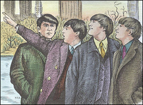 Beatles, section of First Day Cover