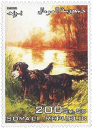 Topicals - Dog Art on Stamps