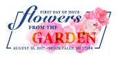 Flowers From the Garden Stamps, USPS 2017, United States Postal Service, FDOI