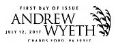 Andrew Wyeth First Day of Issue, Andrew Wyeth Stamp