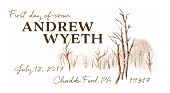 Andrew Wyeth first Day of Issue, Andrew Wyeth Stamp