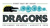 USPS Dragons Stamps - First Day of Issue 2018
