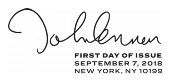 USPS John Lennon Cancel in Black and White 2018