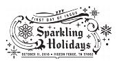 Sparkling Holidays First Day of Issue 2018 - Black and White Pictorial