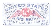 USPS - US Airmail Stamp - First Day of Issue - 2018