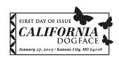 California Dogface (Butterfly) First Day of Issue, FDC 2019