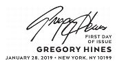 Gregory Hines First Day of Issue, FDC 2019