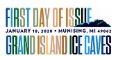 USPS, Grand Island Ice Caves color cancel, 2020