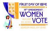 Women Vote color cancel, USPS 2020
