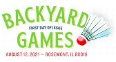 Backyard Games Cancel USPS, Backyard Games cancel in color, 2021