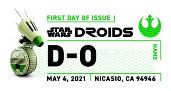 USPS - Color cancel D-0 Droid 2021