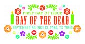Day of the Dead First Day of Issue in color
