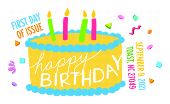 Happy Birthday Cancel USPS, Happy Birthday, 2021