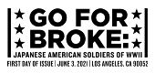FDOI – Go for Broke: Japanese American Soldiers of WWII - Black and White Cancel