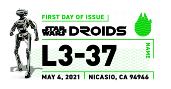 USPS - Color cancel L3-37 Droid 2021