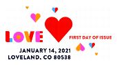 Love Color Cancel, Frist Day of Issue 2021