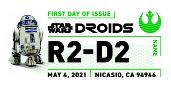 USPS - Color cancel R2-D2 Droid 2021