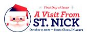 A Visit from St. Nick cancel in color