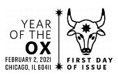 USPS, Lunar New Year - Year of the Ox, 2021