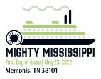 Mighty Mississippe cancel First Day of Issue in color, USPS
