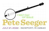 USPS, Pete Seeger Pete Seeger cancel First Day of Issue in color, USPS