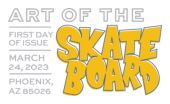 USPS, Art of the Skateboard cancel Art of the Skateboard cancel in color, USPS