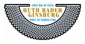 Ruth Bader Ginsburg cancel in color, USPS